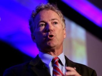 U.S. Senator Rand Paul speaking with attendees at the 2017 Young Americans for Liberty National Convention at the Sheraton Reston Hotel in Reston, Virginia.