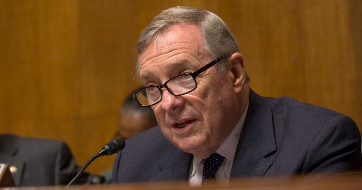 Senator Dick Durbin speaks during Senate Judiciary Subcommittee On Border Security and Immigration hearing on visa overstays in Washington, D.C., July 12, 2017. U.S. Customs and Border Protection photo by Glenn Fawcett