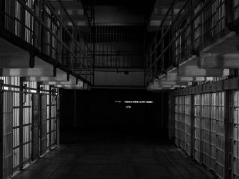 Empty prisoner cell
