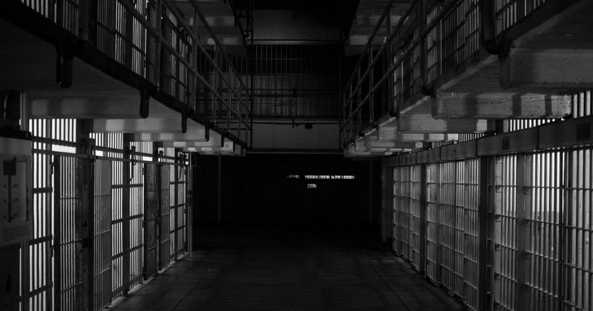 Empty prisoner cell