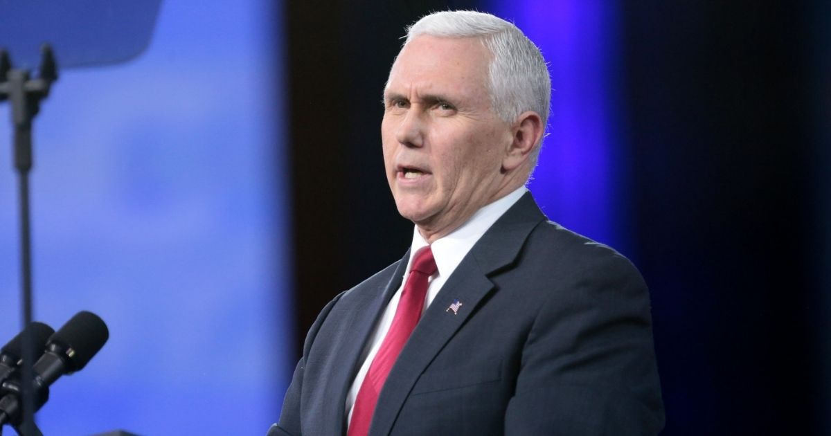 Vice President of the United States Mike Pence speaking at the 2017 Conservative Political Action Conference (CPAC) in National Harbor, Maryland.
