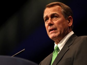 Speaker of the House John Boehner speaking at the 2012 CPAC in Washington, D.C.