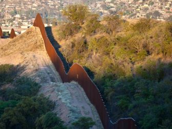 Wall on the US Mexico border