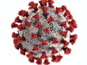Graphic of Covid-19 virus