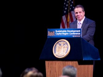 Andrew Cuomo at teh SUstainable Development Capital Region Conference