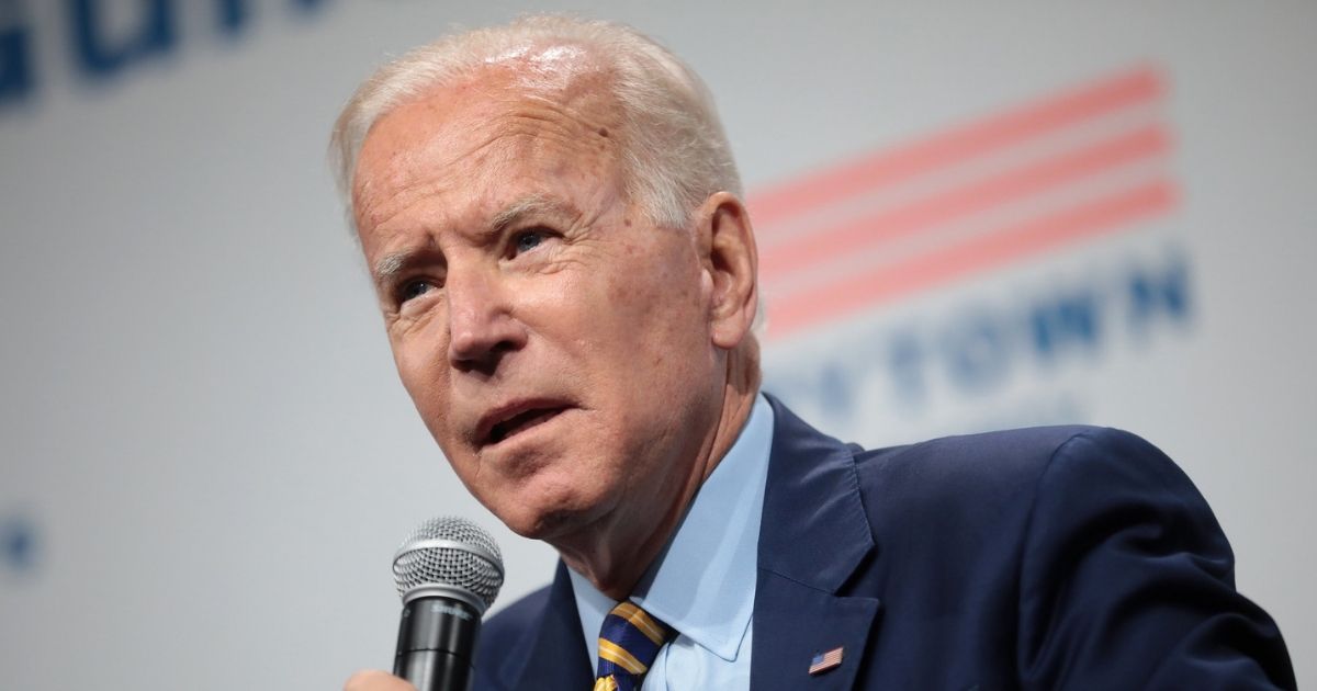 Former Vice President of the United States Joe Biden speaking with attendees at the Presidential Gun Sense Forum hosted by Everytown for Gun Safety and Moms Demand Action at the Iowa Events Center in Des Moines, Iowa.