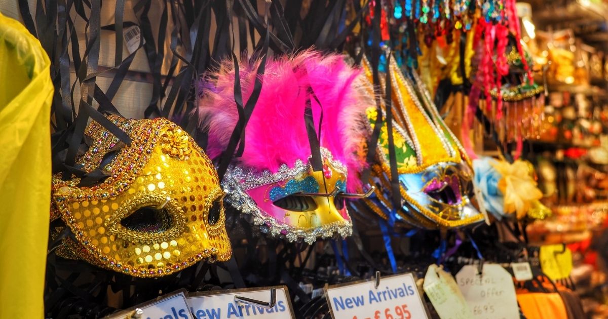 Assorted color masquerade masks