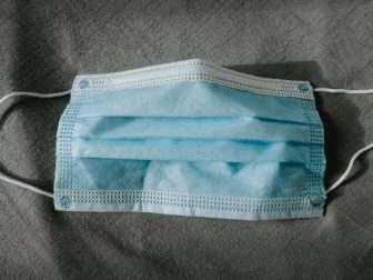 Blue surgical mask