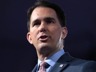 Governor Scott Walker of Wisconsin speaking at the 2017 Conservative Political Action Conference (CPAC) in National Harbor, Maryland.