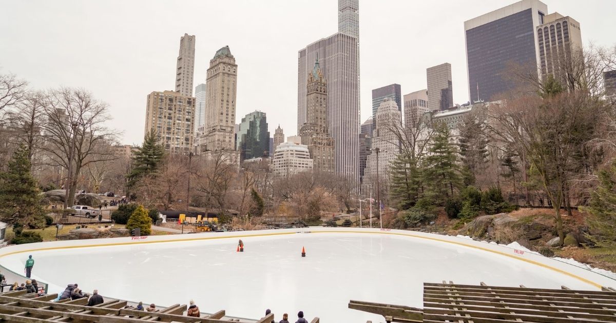 Central park, Wollman Rink, New York, USA