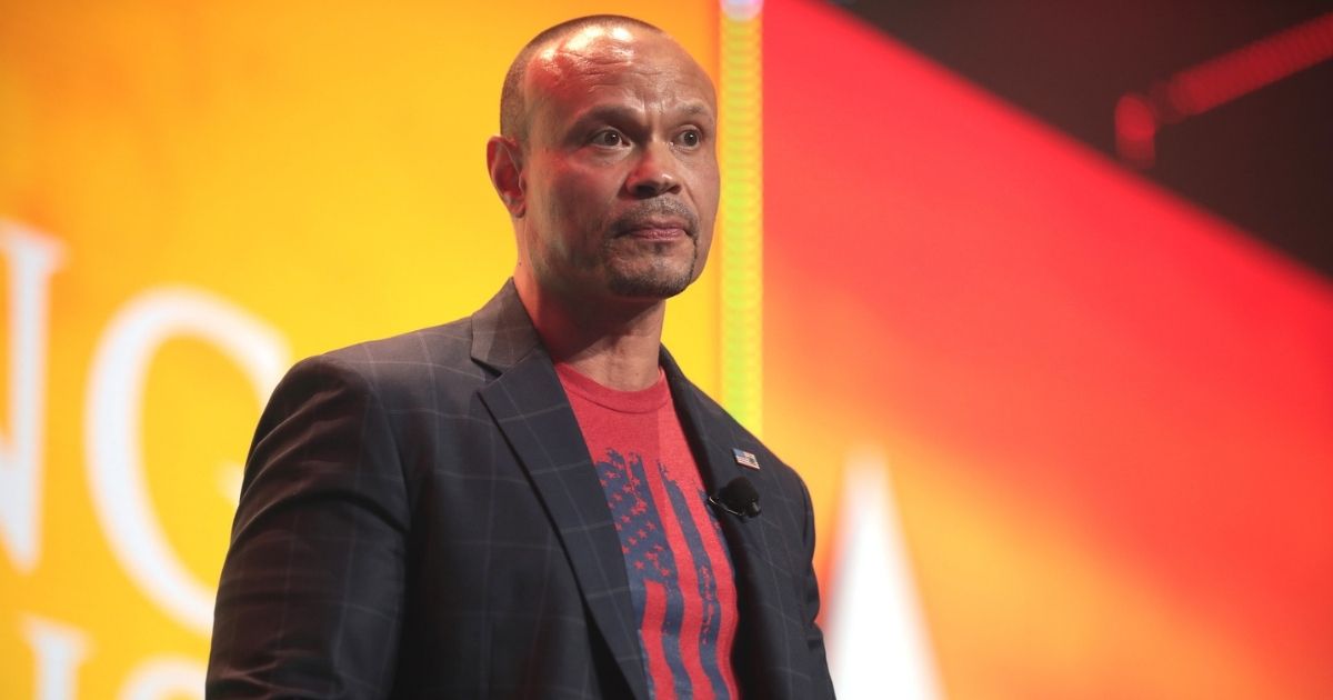 Dan Bongino speaking with attendees at the 2020 Student Action Summit hosted by Turning Point USA at the Palm Beach County Convention Center in West Palm Beach, Florida.