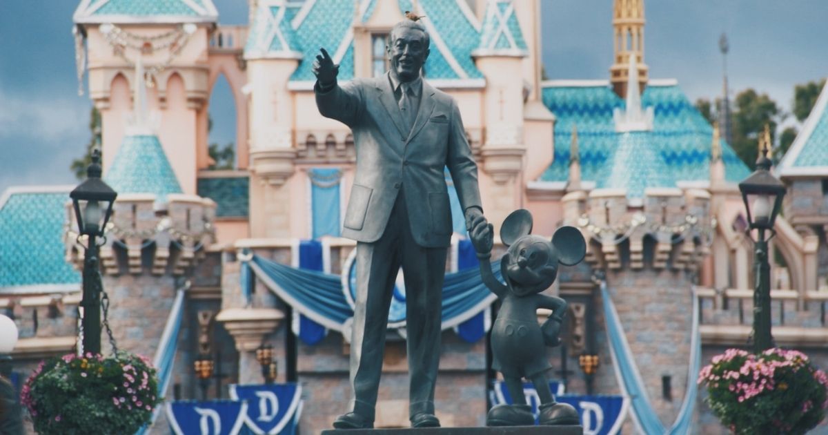 Walt & Mickey statue at Disney Land