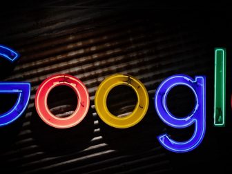 Google logo sign