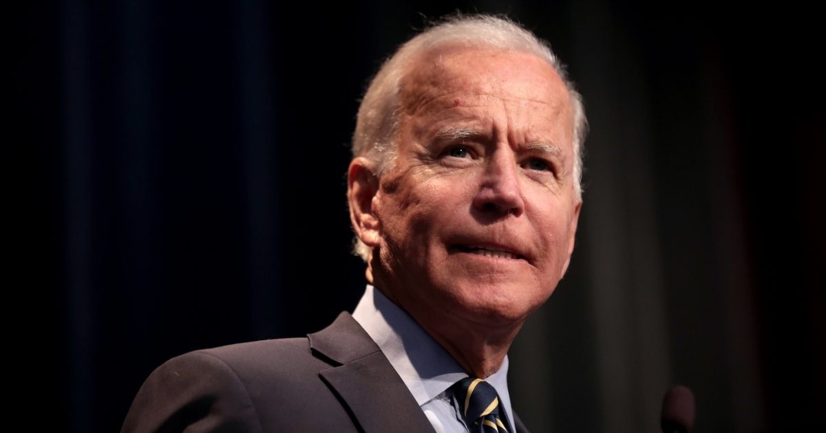 Former Vice President of the United States Joe Biden speaking with attendees at the 2019 Iowa Federation of Labor Convention hosted by the AFL-CIO at the Prairie Meadows Hotel in Altoona, Iowa.