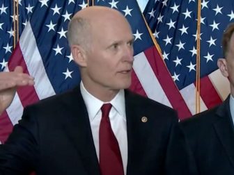 Several Republican senators, including Sen. Rick Scott of Florida, spoke out on Wednesday against the $350 billion set aside for state and local governments in the $1.9 trillion stimulus bill passed by the House of Representatives last week.