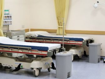 Hospital beds, Macau, China