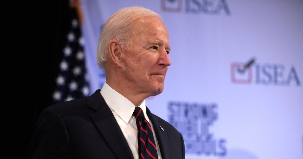 Former Vice President of the United States Joe Biden speaking with attendees at the 2020 Iowa State Education Association (ISEA) Legislative Conference at the Sheraton West Des Moines Hotel in West Des Moines, Iowa.