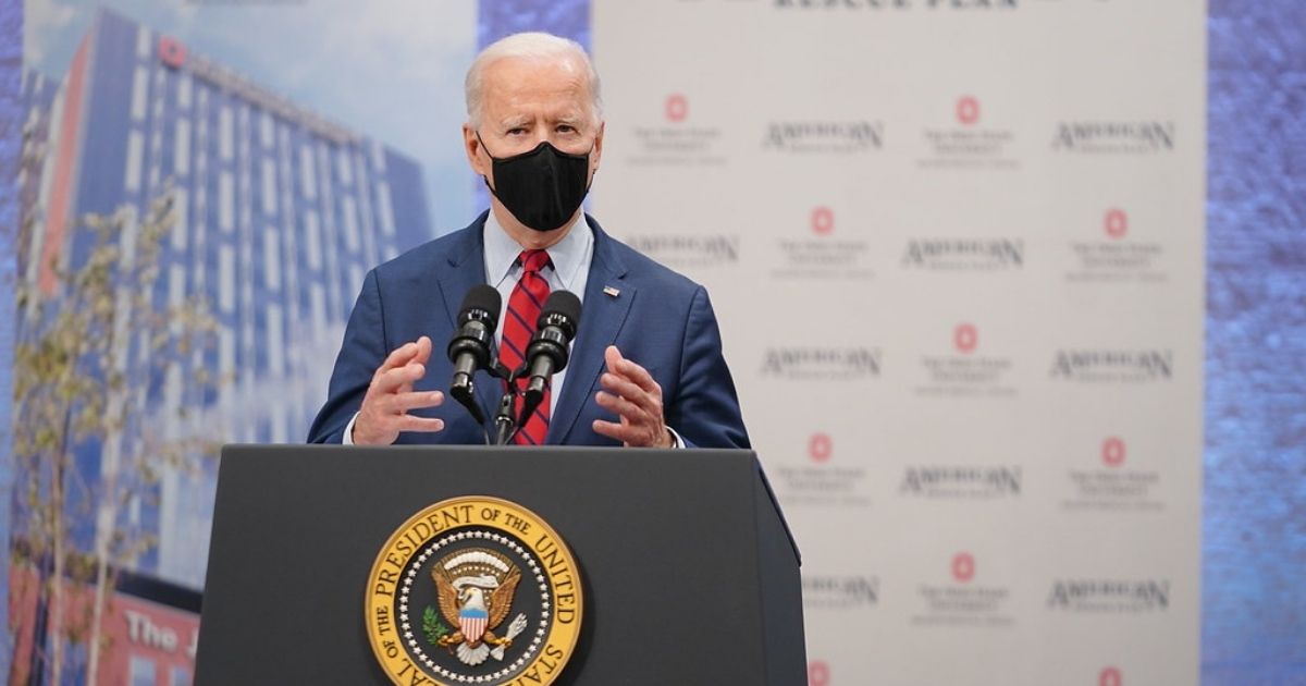 President Joe Biden delivers remarks on the anniversary of the Affordable Care Act Tuesday, March 23, 2021, at the Arthur James Cancer Hospital and the Richard Solove Research Institute in Columbus, Ohio. (Official White House Photo by Adam Schultz)