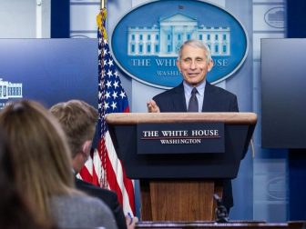 Chief Medical Advisor to the President Dr. Anthony Fauci participates in a briefing Thursday, Jan. 21, 2021, in the James S. Brady Press Briefing Room of the White House. (Official White House Photo by Chandler West)