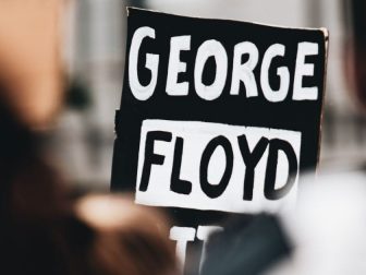 George Floyd protest sign