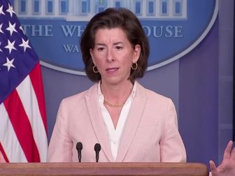 Secretary of Commerce Gina Raimondo claimed on Wednesday "there is not a shred of evidence" that the tax cuts implemented under former President Donald Trump increased economic growth.
