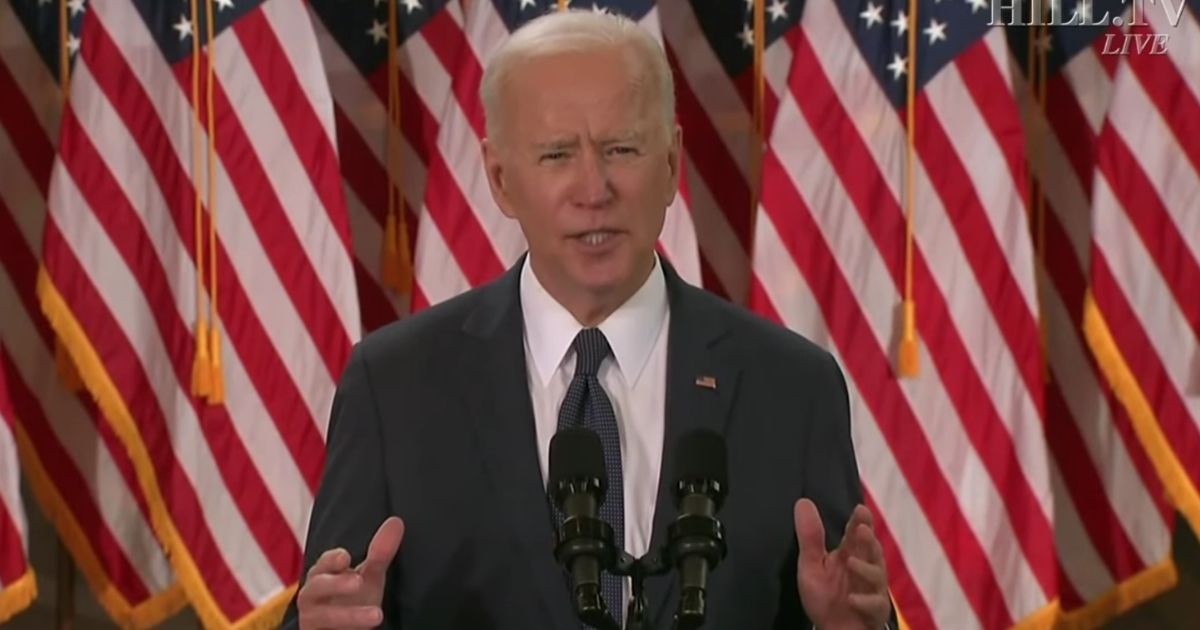 President Joe Biden delivers remarks on Wednesday concerning his $2 trillion plan to modernize infrastructure and address climate change.