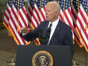 Joe Biden gives remarks on his economic plan for the future on March 31.