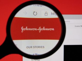 ohnson & Johnson company website page logo