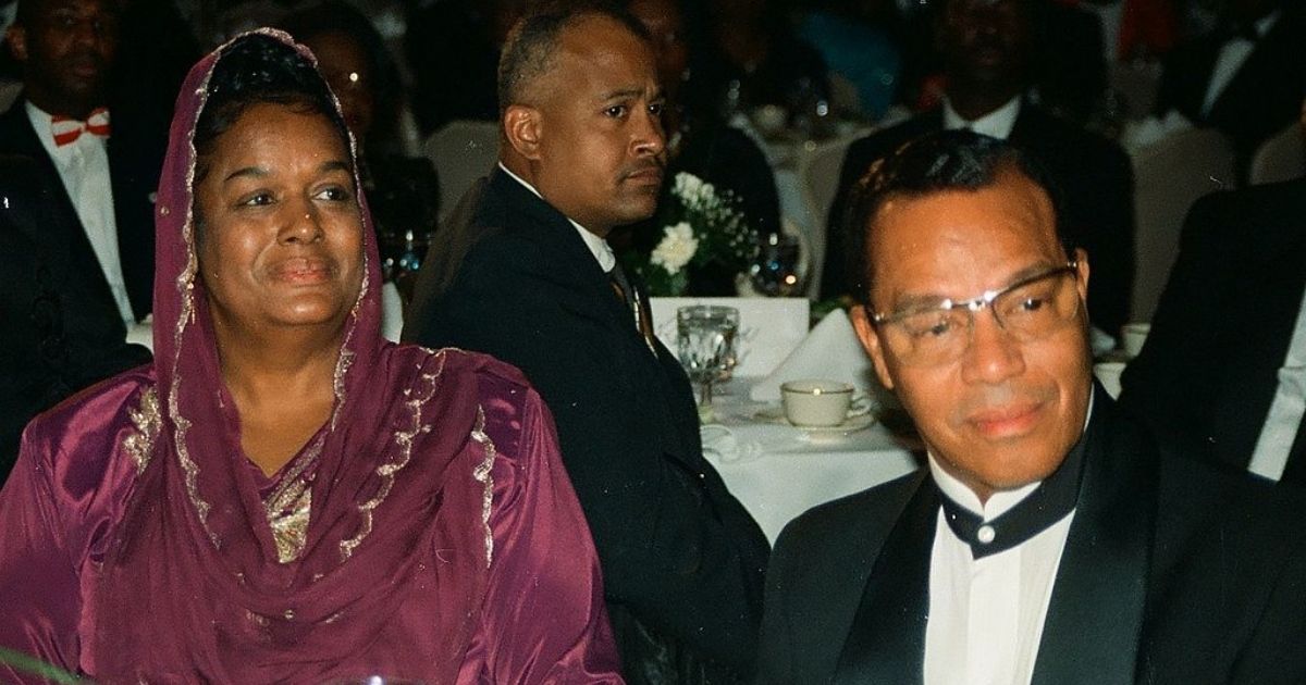 Louis Farrakahn and wife Khadijah Farrakhan