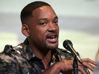 Will Smith speaking at the 2016 San Diego Comic Con International, for "Suicide Squad", at the San Diego Convention Center in San Diego, California.