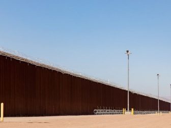 Border Wall near the Calexico Port of Entry