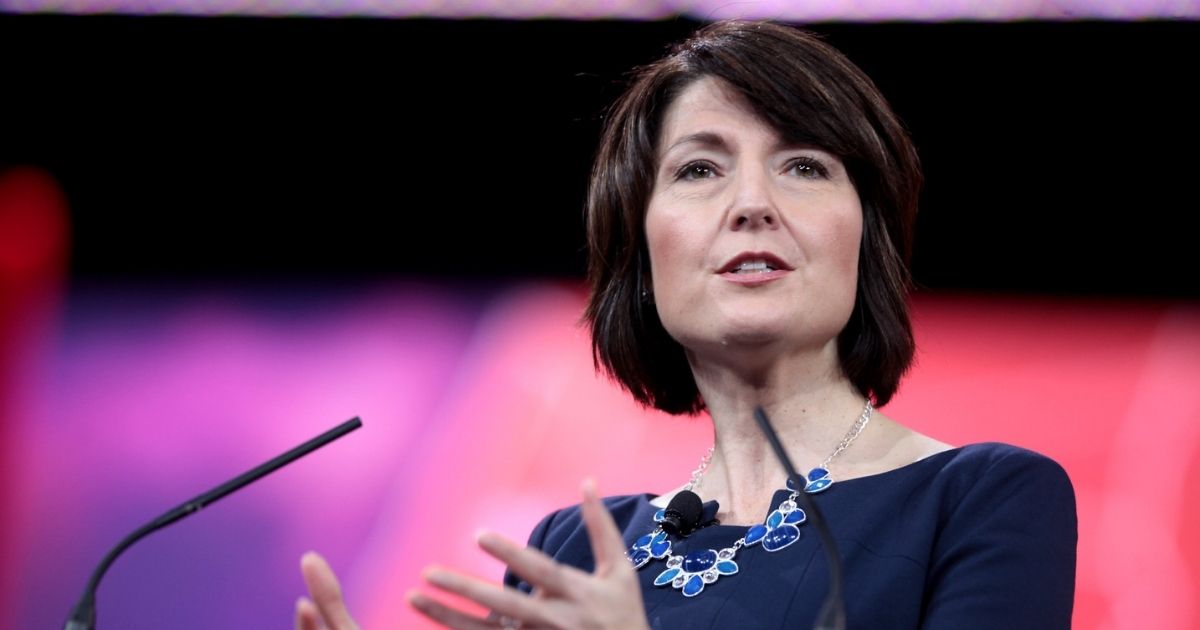 U.S. Congresswoman Cathy McMorris Rodgers of Washington speaking at the 2015 Conservative Political Action Conference (CPAC) in National Harbor, Maryland.