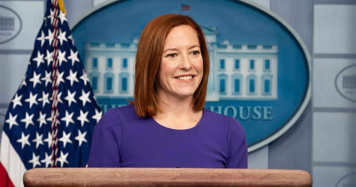 Press Secretary Jen Psaki answers questions from members of the press Wednesday, Feb. 24, 2021, in the James S. Brady Press Briefing Room of the White House. (Official White House Photo by Chandler West)