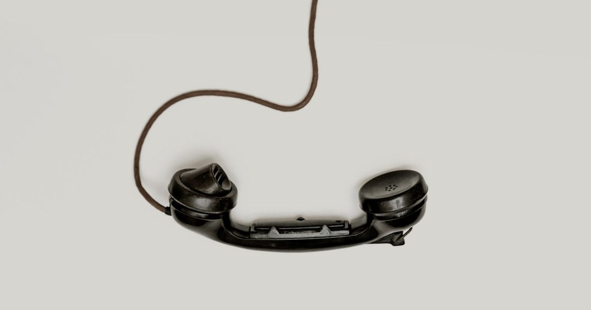 Black telephone