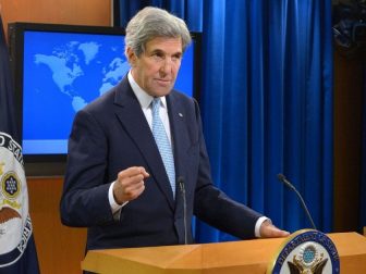 Secretary Kerry Addresses Reporters at the Daily Press Briefing on His Last Day as Secretary of State