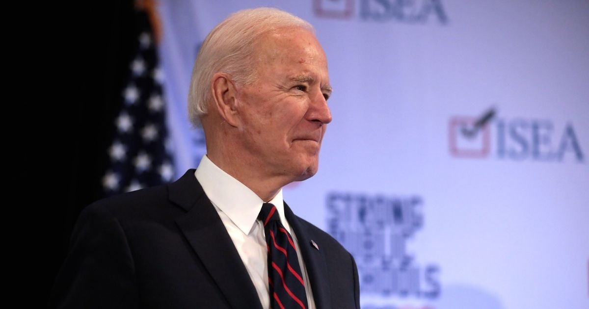 Former Vice President of the United States Joe Biden speaking with attendees at the 2020 Iowa State Education Association (ISEA) Legislative Conference at the Sheraton West Des Moines Hotel in West Des Moines, Iowa.