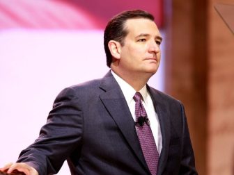 Senator Ted Cruz of Texas speaking at the 2014 Conservative Political Action Conference (CPAC) in National Harbor, Maryland.