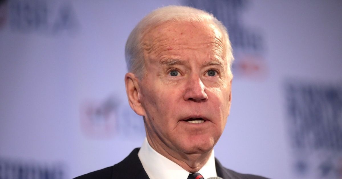 Former Vice President of the United States Joe Biden speaking with attendees at the 2020 Iowa State Education Association (ISEA) Legislative Conference at the Sheraton West Des Moines Hotel in West Des Moines, Iowa.