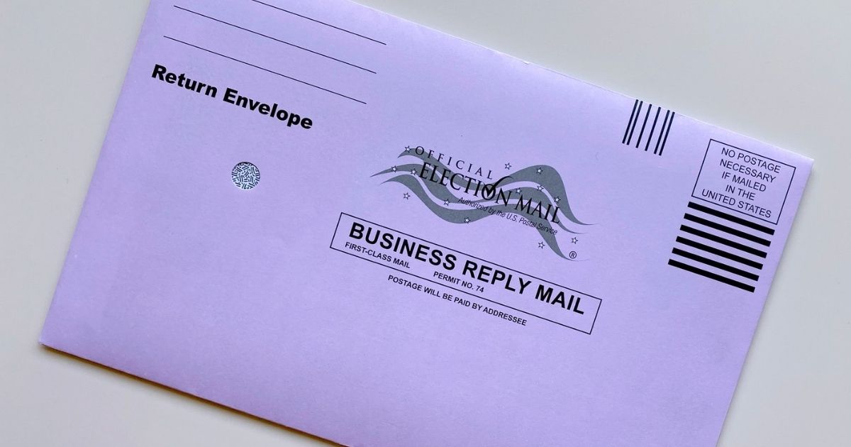 Election mail envelope