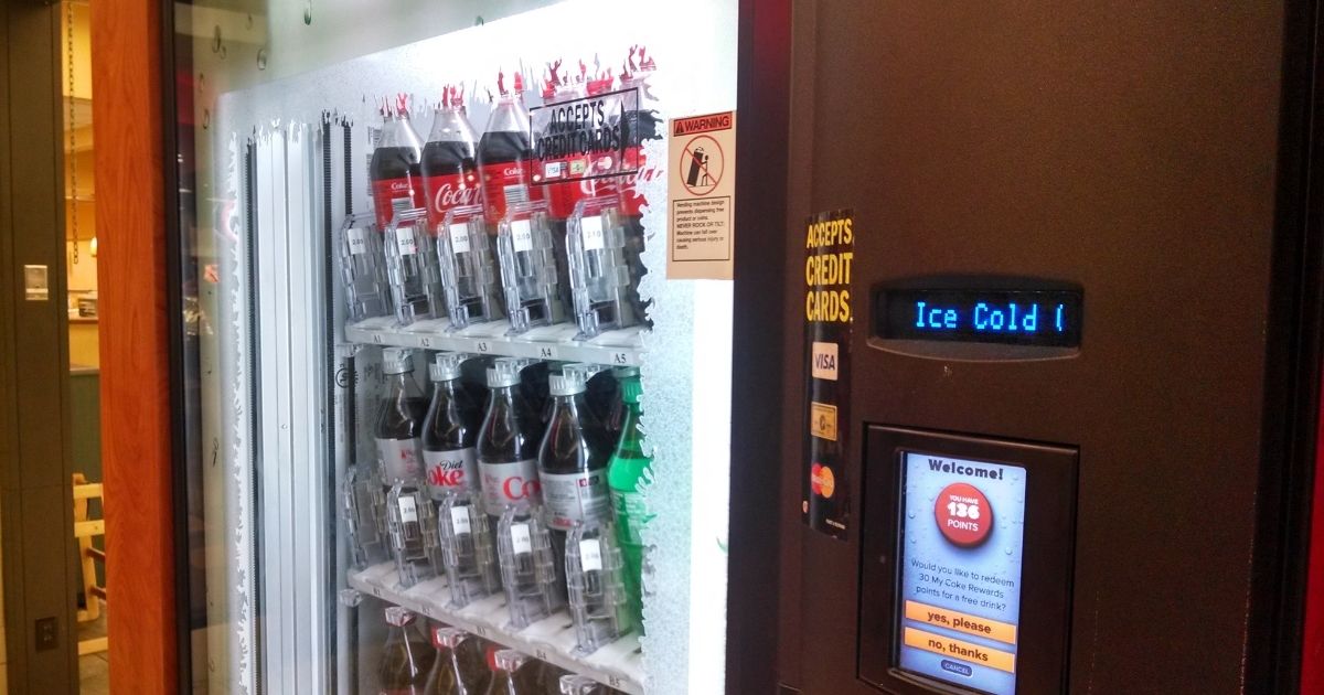 My Coke Rewards vending machine