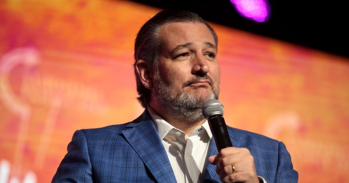 U.S. Senator Ted Cruz speaking with attendees at the 2021 Young Latino Leadership Summit hosted by Turning Point USA at the Arizona Biltmore in Phoenix, Arizona.