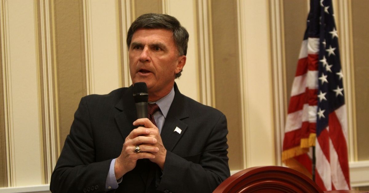 Bob Ehrlich speaks at the 2013 Conservative Political Action Conference in National Harbor, Maryland.
