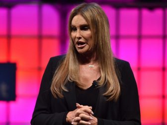 Caitlyn Jenner, Olympian & Advocate of Transgender Rights, on Centre Stage during day three of Web Summit 2017 at Altice Arena in Lisbon.