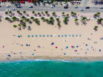 Aerial photo of Fort Lauderdale beach