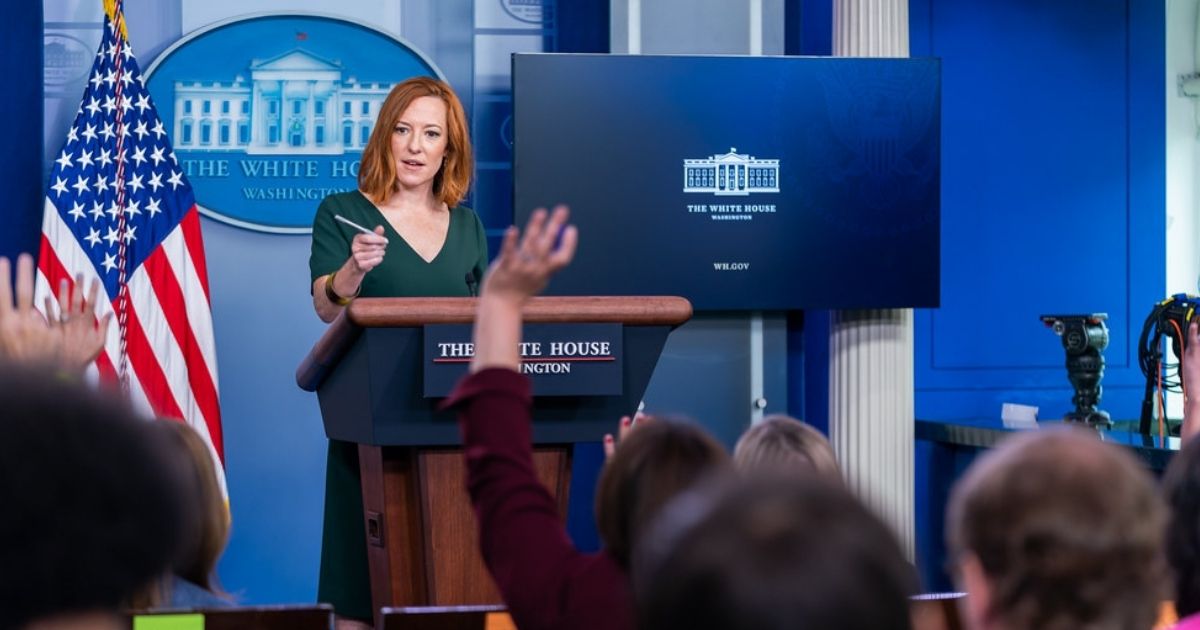 Press Secretary Jen Psaki holds a Press Briefing on Thursday, June 3, 2021, in the James S. Brady White House Press Briefing Room. (Official White House Photo by Cameron Smith)