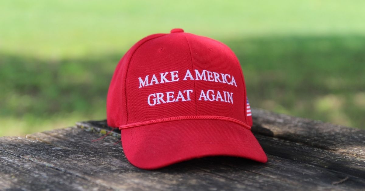 Trump Hat on wood