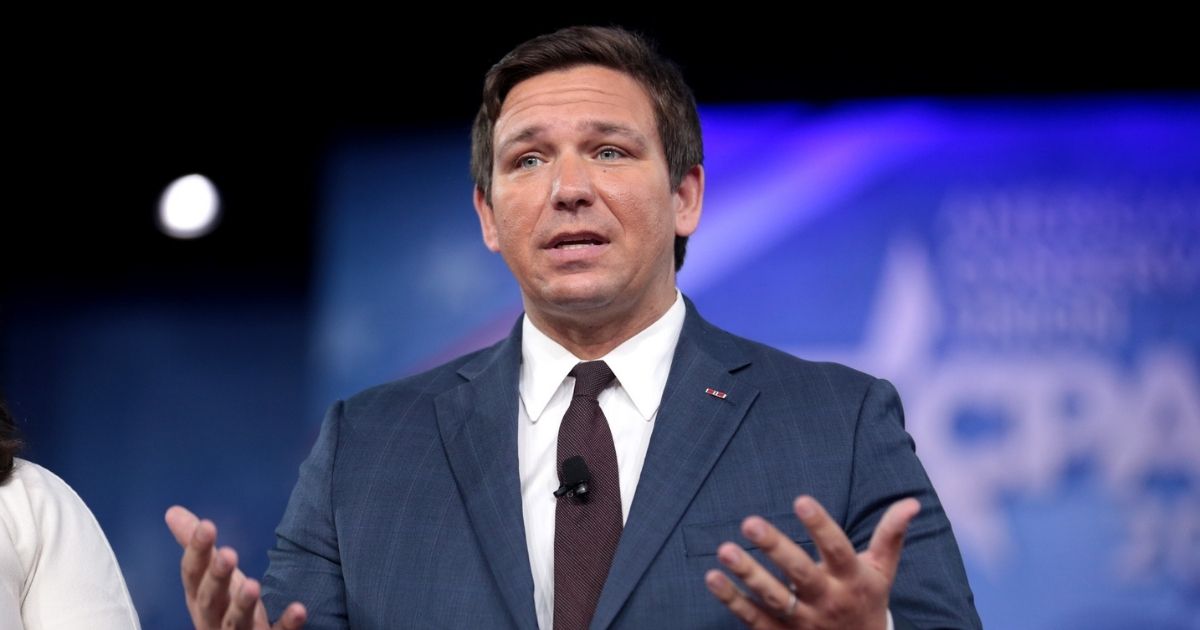 U.S. Congressman Ron DeSantis of Florida speaking at the 2017 Conservative Political Action Conference (CPAC) in National Harbor, Maryland.