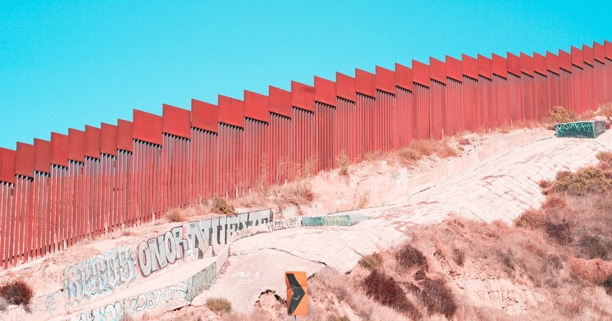 Border wall in Tijuana, CA