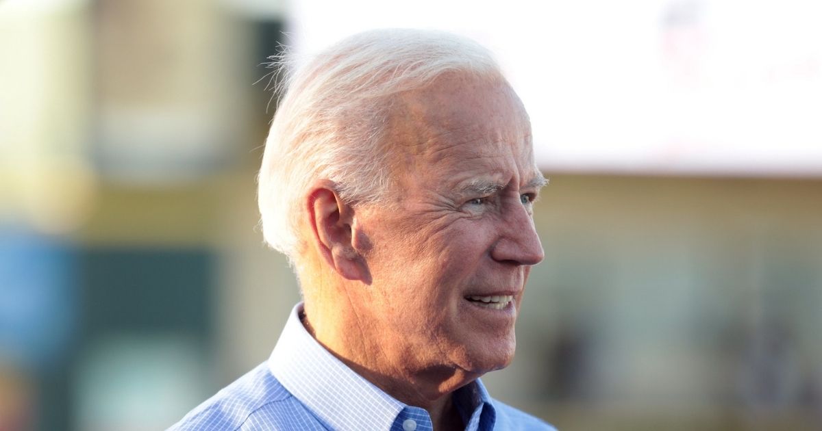 Former Vice President of the United States Joe Biden at the Fourth of July Iowa Cubs game at Principal Park in Des Moines, Iowa.