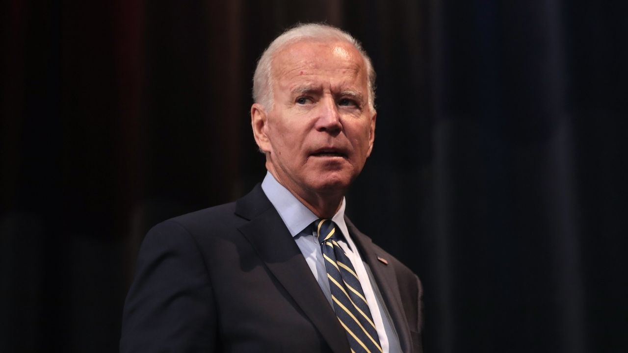 Former Vice President of the United States Joe Biden speaking with attendees at the 2019 Iowa Federation of Labor Convention hosted by the AFL-CIO at the Prairie Meadows Hotel in Altoona, Iowa.
